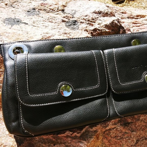 Black Business Casual Clutch Bag NWOT - Picture 3 of 8